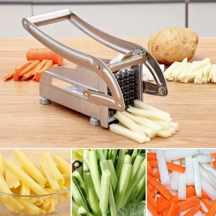 French Fries Cutter Machine, Hand Operated Potato Chipper image 2