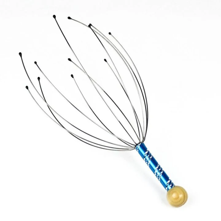 Octopus Head Massager Metal Scalp and Body Massager 22cm image 8