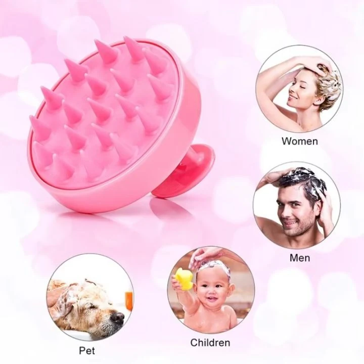 High Quality Silicone Shampoo Brush for Scalp Massage and Hair Care 1 Piece image 2