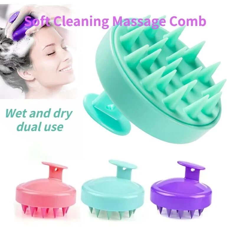 High Quality Silicone Shampoo Brush for Scalp Massage and Hair Care 1 Piece