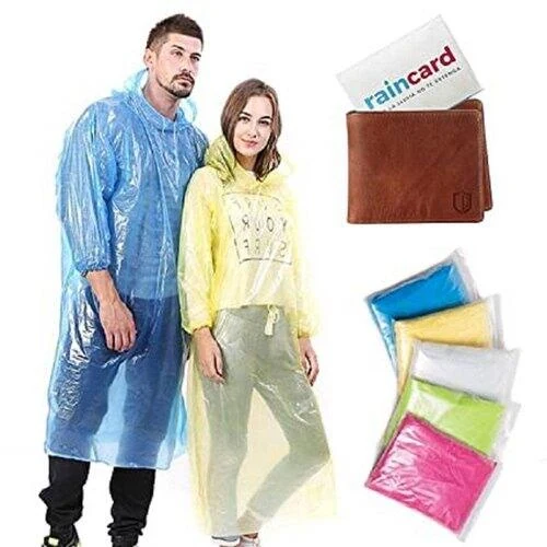 Pocket Rain Card Portable Wallet Raincoat