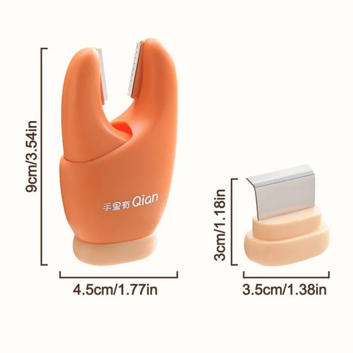 Multi Functional Garlic Peeler with Scraper and Stem Remover image 3