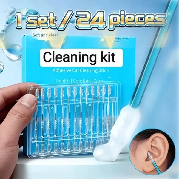 24pcs Sticky Ear Cleaner Swabs