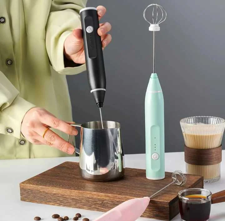 Mini Electric Handheld Milk Frother with USB Whisk Mixer for Cappuccino image 5