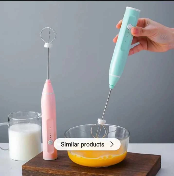 Mini Electric Handheld Milk Frother with USB Whisk Mixer for Cappuccino image 4
