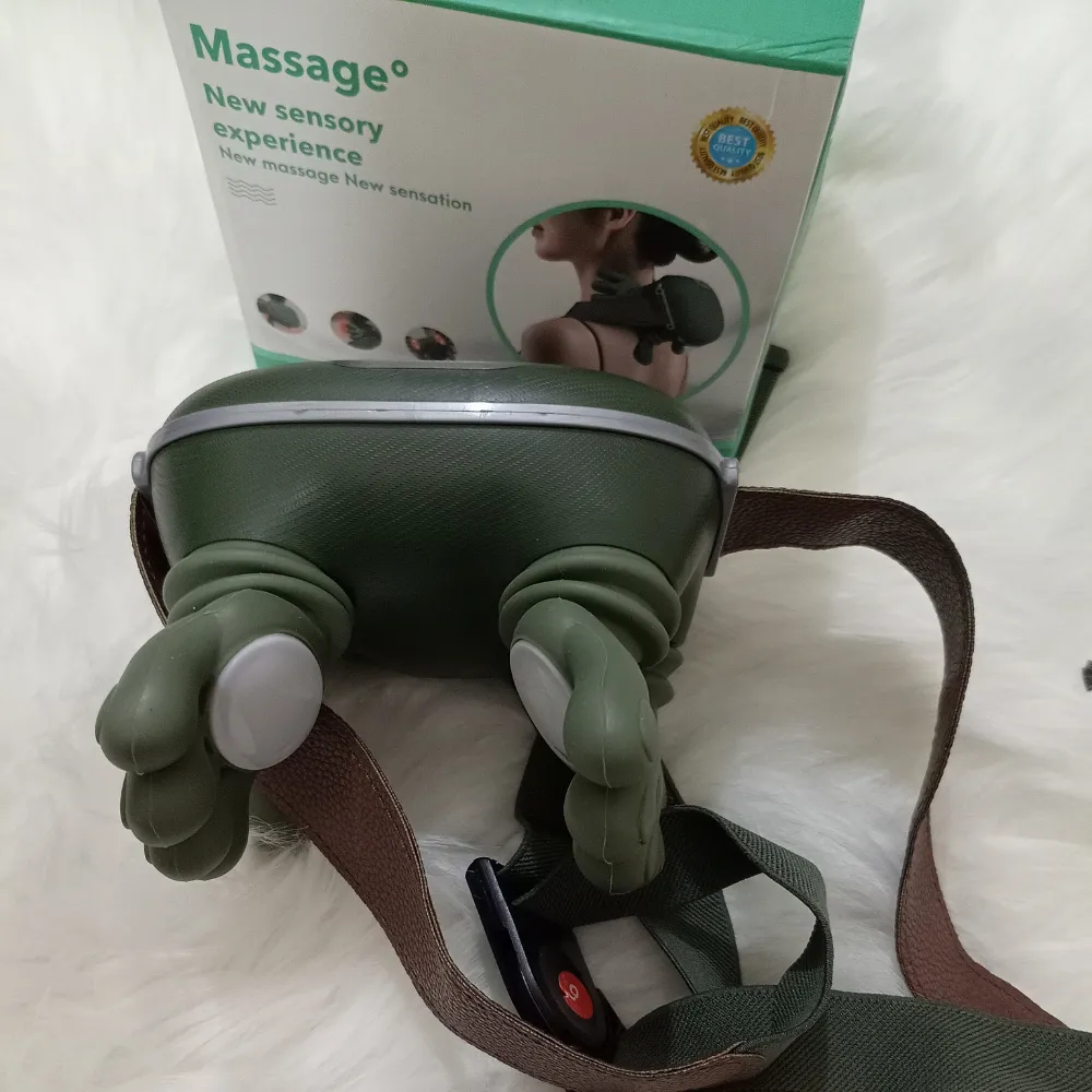 Bionic Heated Massager, Portable Wireless Shiatsu Neck and Back Massager image 4