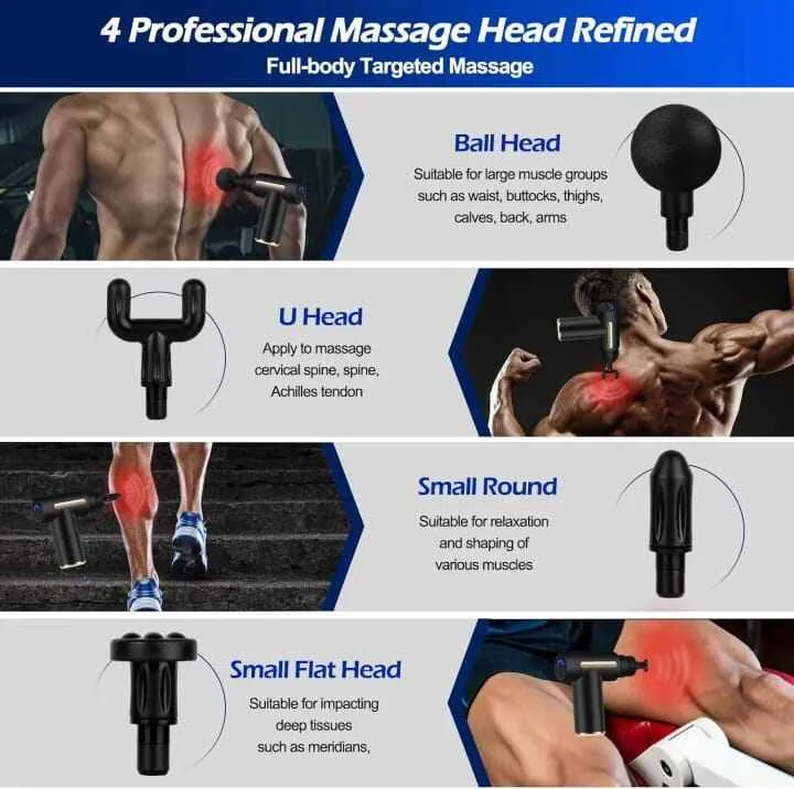 Portable Mini Electric Massage Gun with 6 Speed Levels image 3