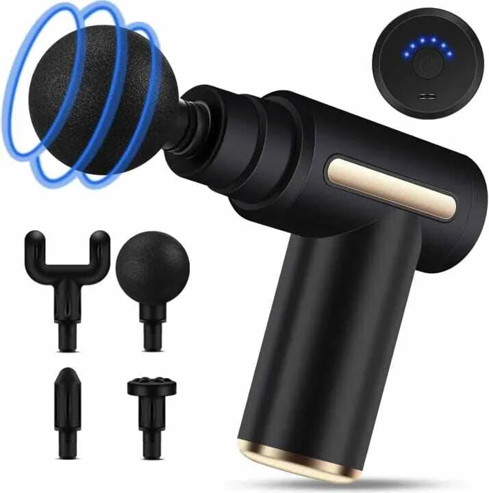 Portable Mini Electric Massage Gun with 6 Speed Levels image 2
