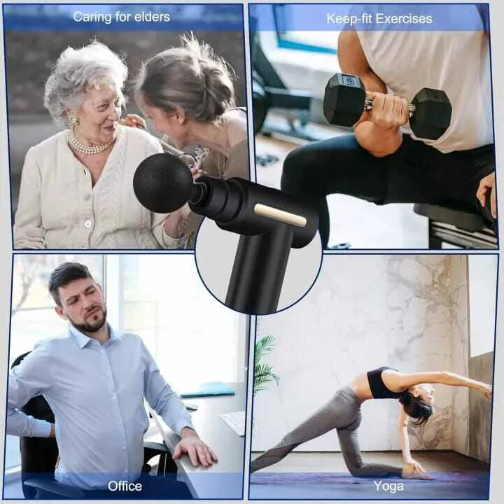 Portable Mini Electric Massage Gun with 6 Speed Levels image 6
