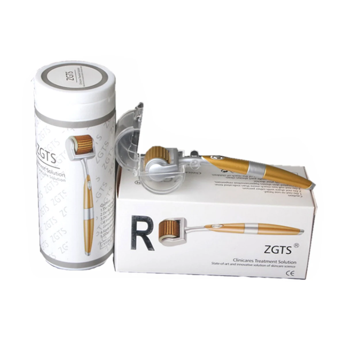 Zgts Derma Roller 0.5mm 192 Titanium for Skin Hair and Beard Growth