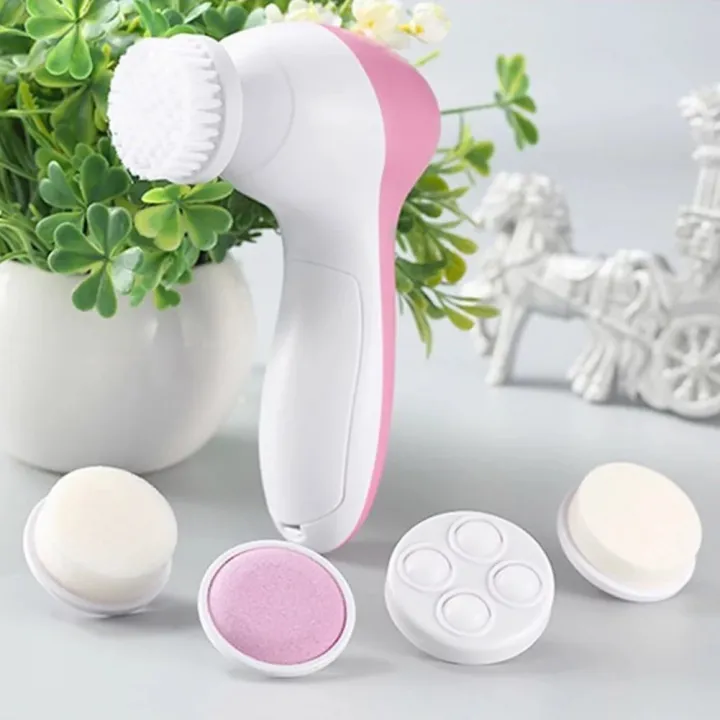 5 in 1 Facial Cleansing Brush Set for Face and Body image 3