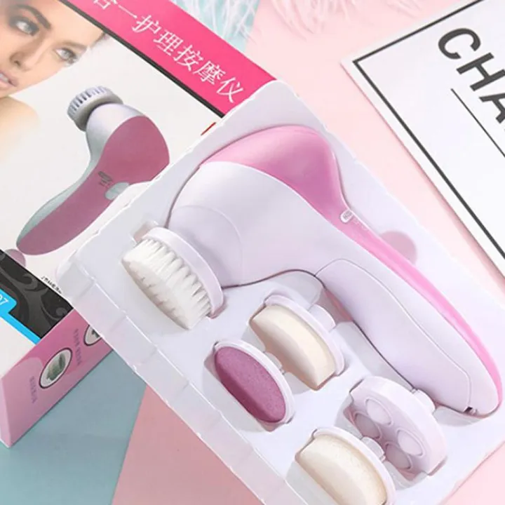 5 in 1 Facial Cleansing Brush Set for Face and Body image 4