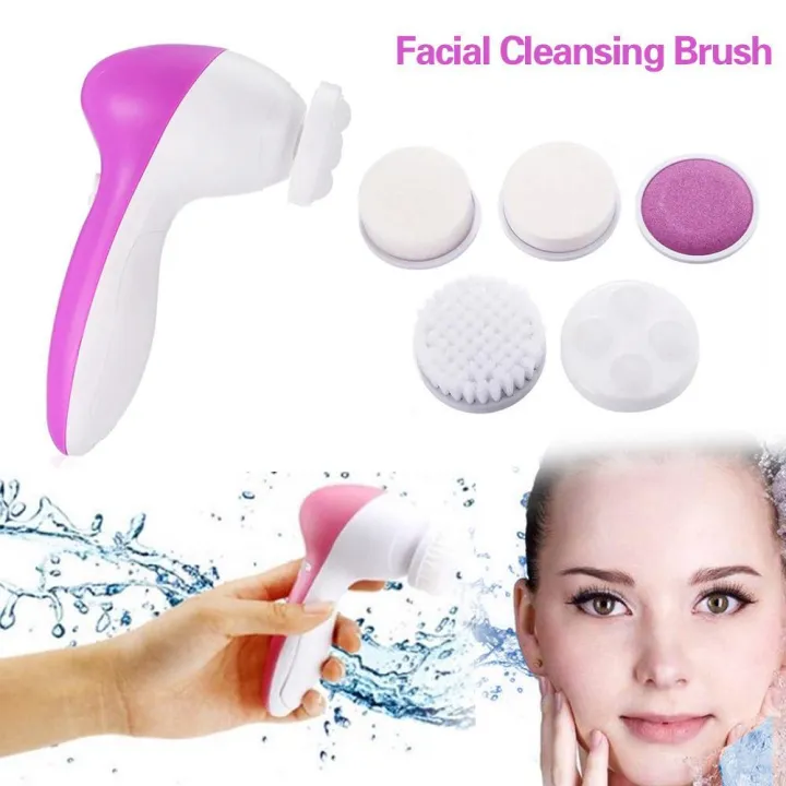 5 in 1 Facial Cleansing Brush Set for Face and Body image 5